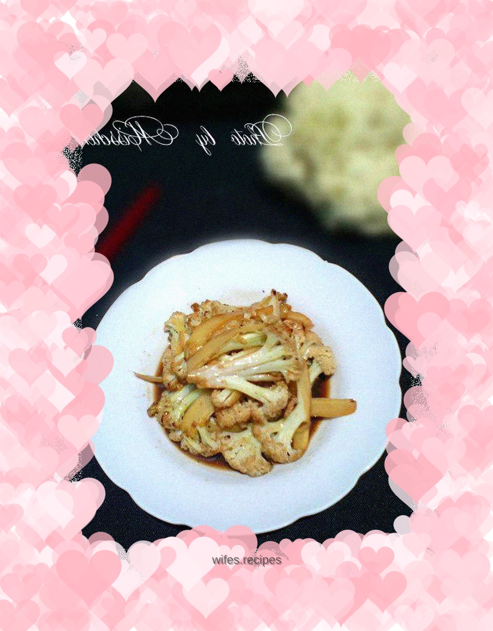 Vegetarian Stir-fried Cauliflower