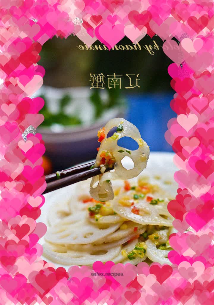 Lotus root with ginger juice