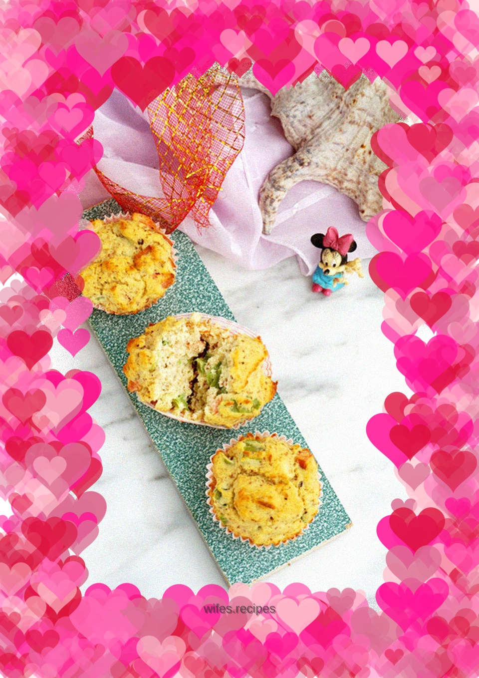 Flourless jackfruit core salty cake