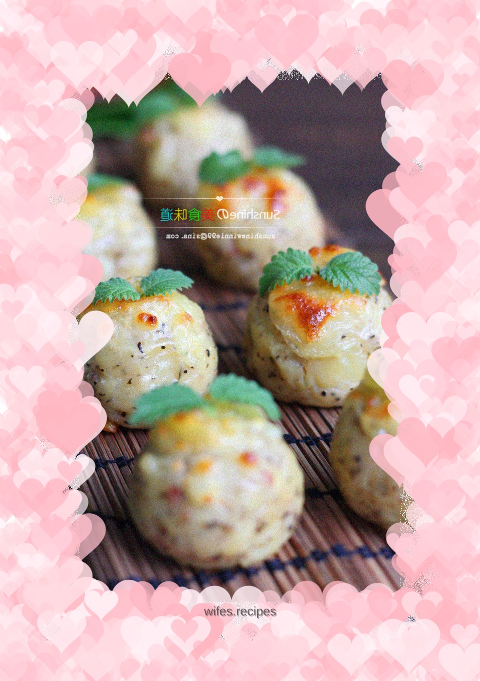 Easy to make delicious food in the oven----Cheese Baked Potato Balls