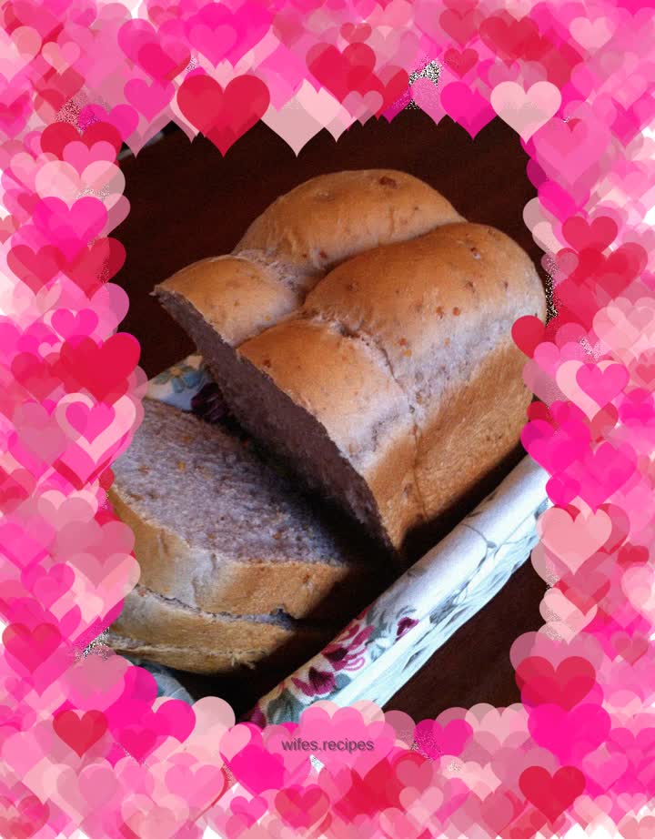 Peanut Walnut Bread--Bread Machine Version