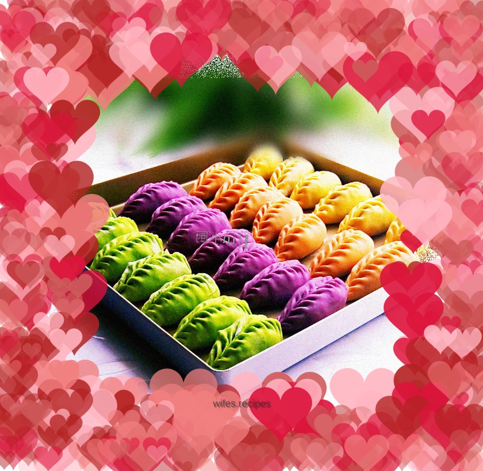 Colorful willow leaf dumplings!