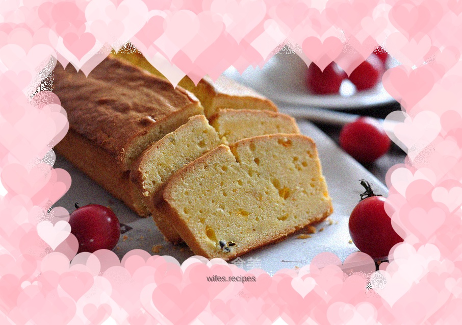 Passion Fruit Cheese Pound Cake