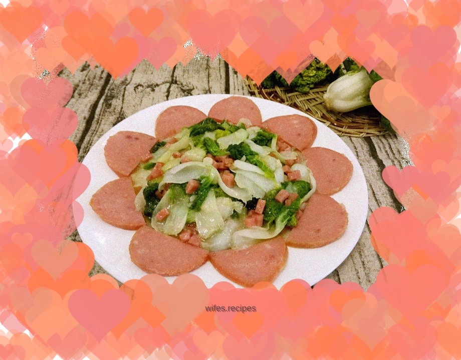【Tianjin】Garlic ham and yellow cabbage