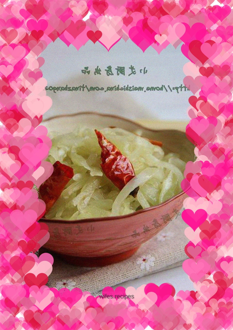 Stir-fried shredded lettuce