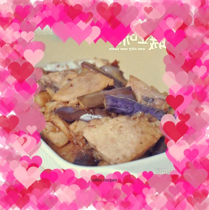 Eggplant and salted fish pot