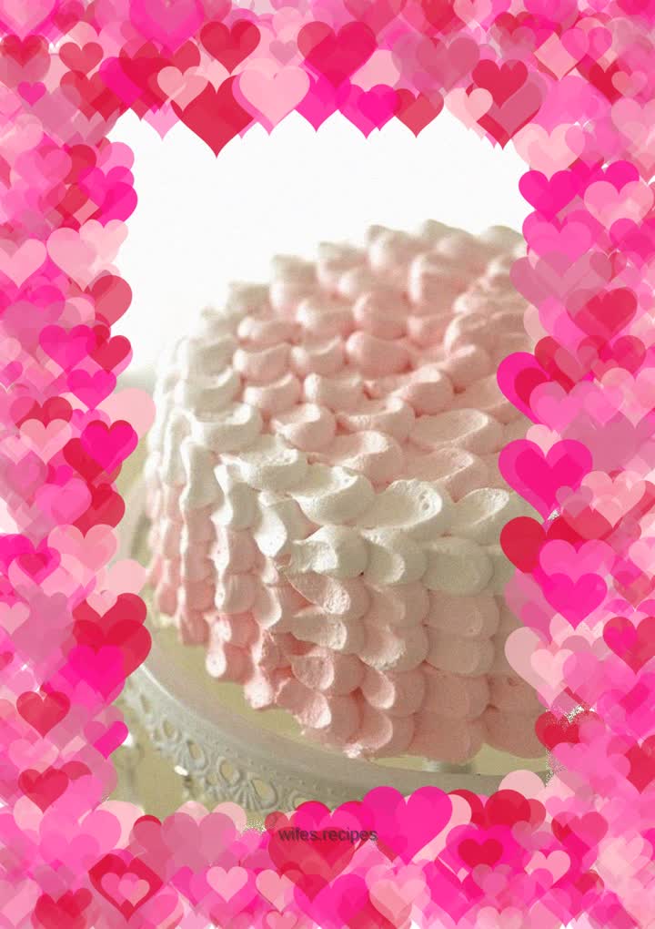 【Tomato Recipe】Pink Lady Birthday Cake - An irresistible pink romance