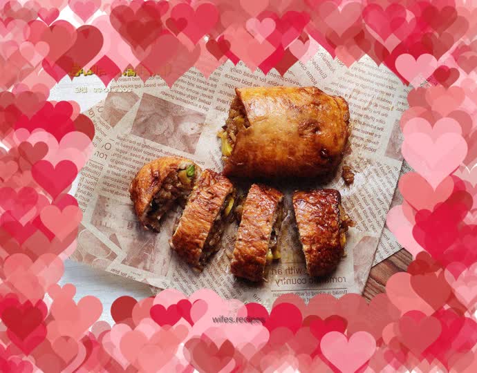 Chestnut glutinous rice chicken breast rolls