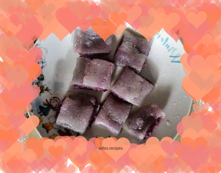 Crystal Purple Sweet Potato Cake