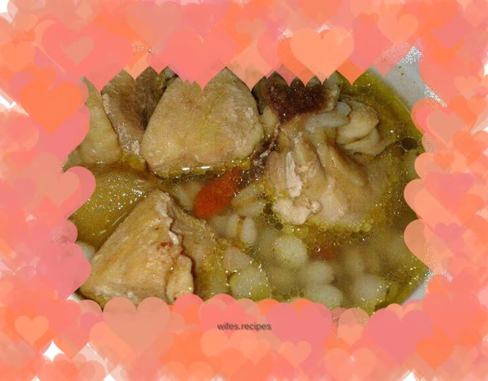 Barley and Yam Chicken Soup