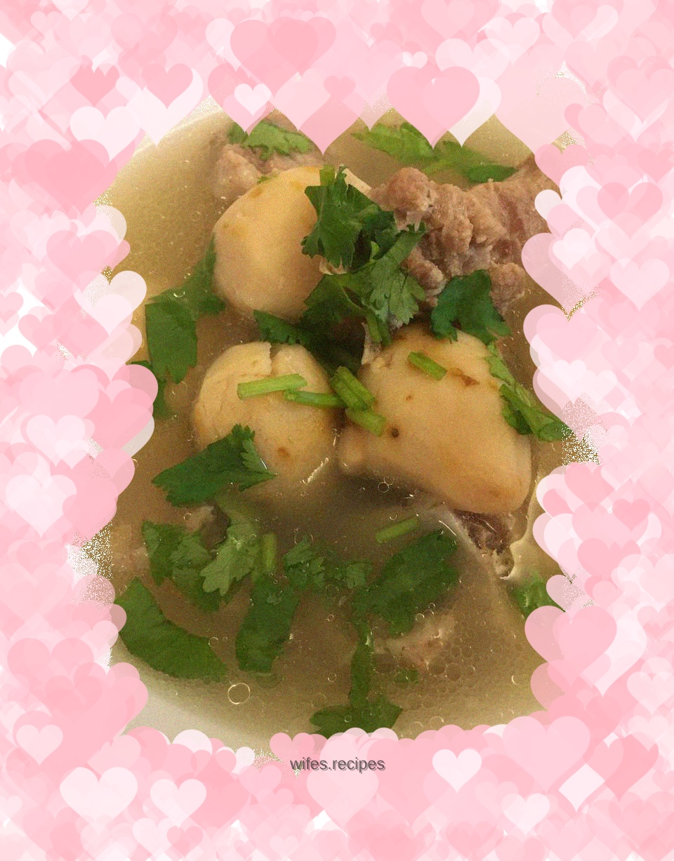 Taro Pork Ribs Soup