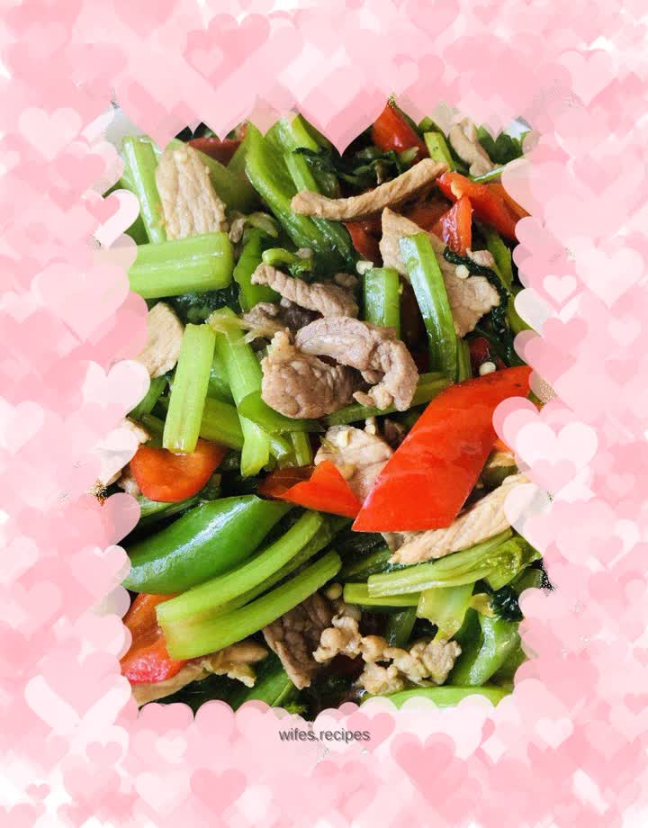 Stir-fried Pork with Celery and Chili