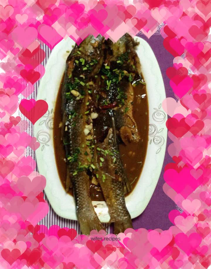 Braised barracuda in soy sauce