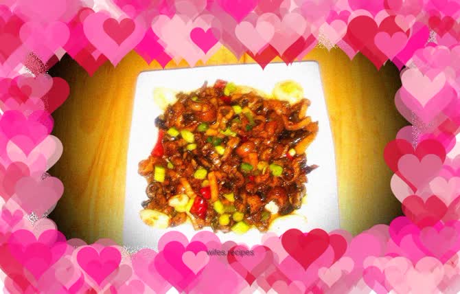 Braised shredded eel