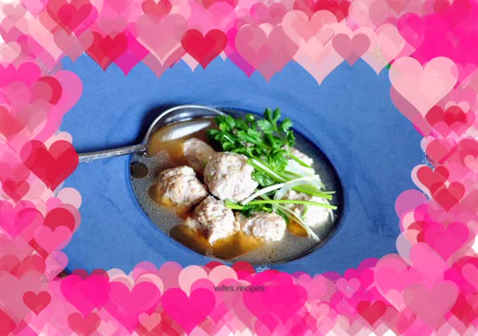 Vinegar pepper ball soup