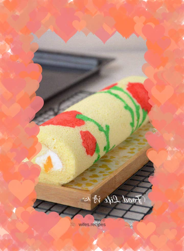 【Painted Cake Roll】