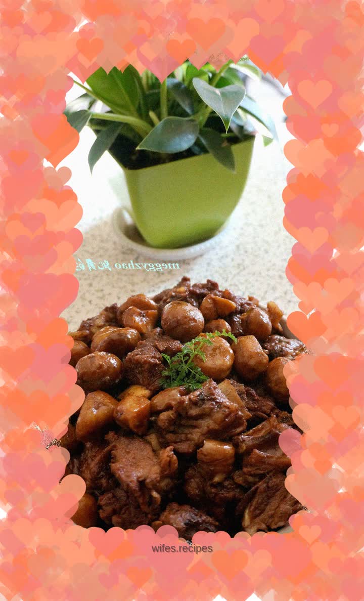 Braised Pork Ribs with Chestnuts