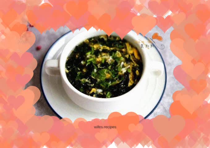 【Shandong】Fresh seaweed and egg drop soup