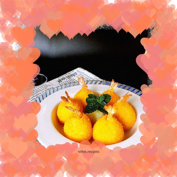 Mashed Potato Cheese Shrimp Balls