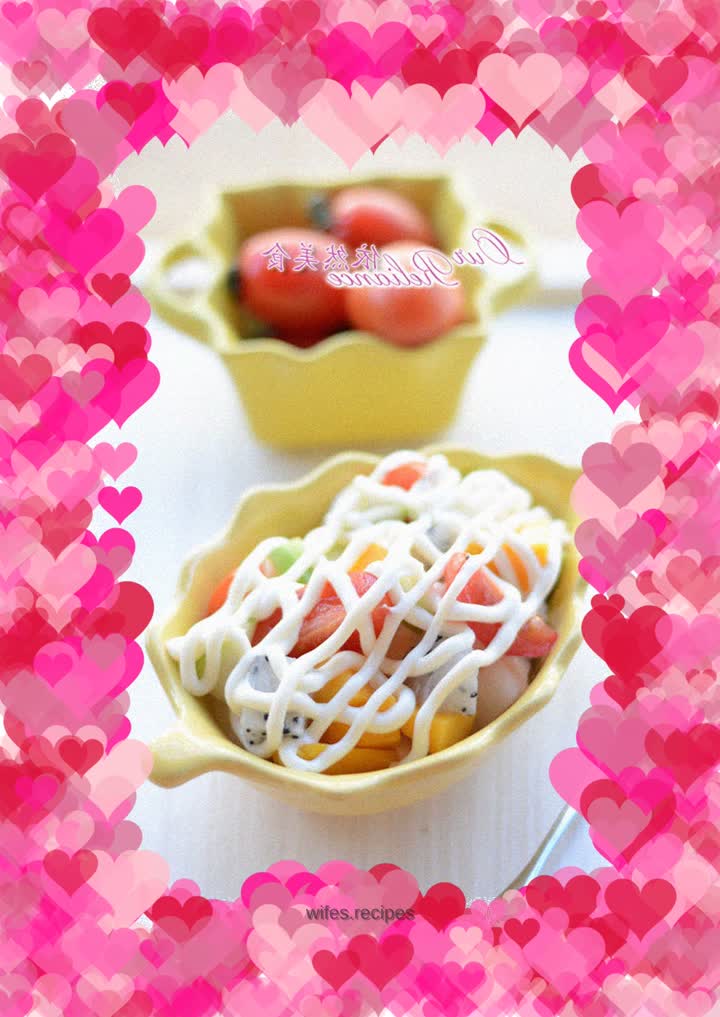 【Salad fruit】---Big fruit relieves greasiness