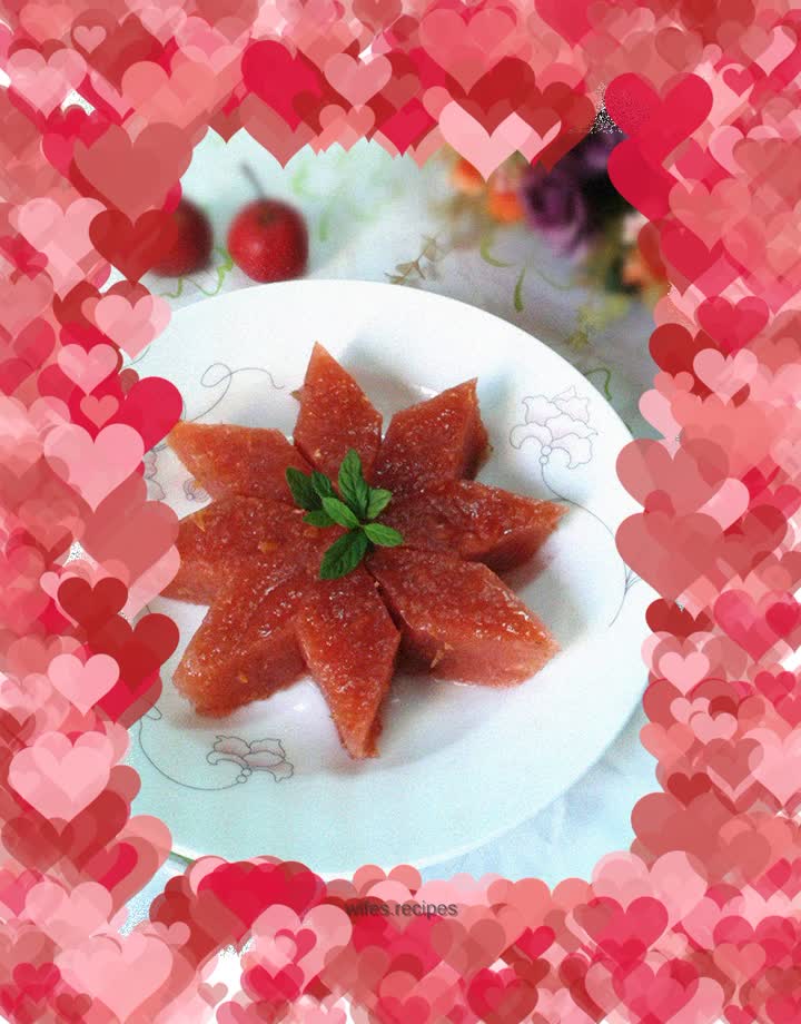 Sweet and sour hawthorn cake