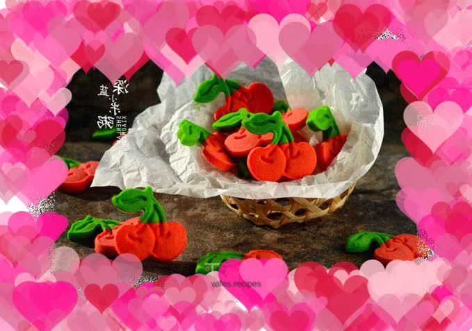 Little cherry cookies