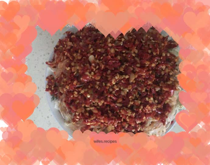 Steamed Vermicelli with Baby Cabbage