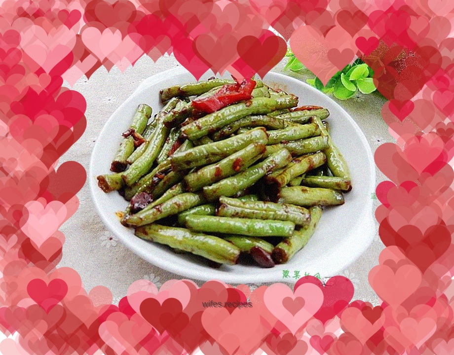 Braised beans with soy sauce