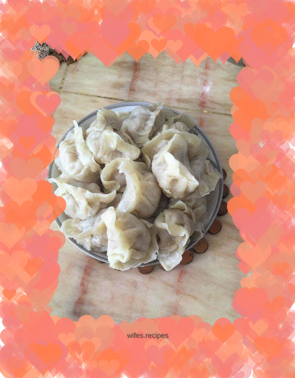 Sauerkraut stuffed dumplings