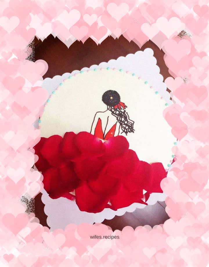 Love you forever fruit cake