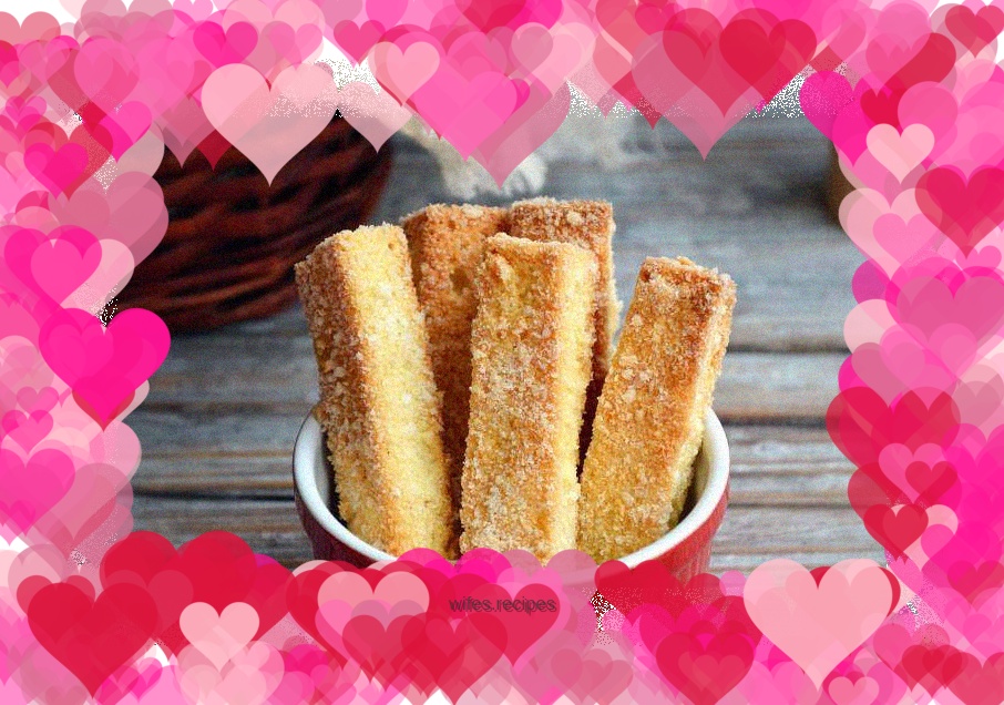 Crispy coconut sticks