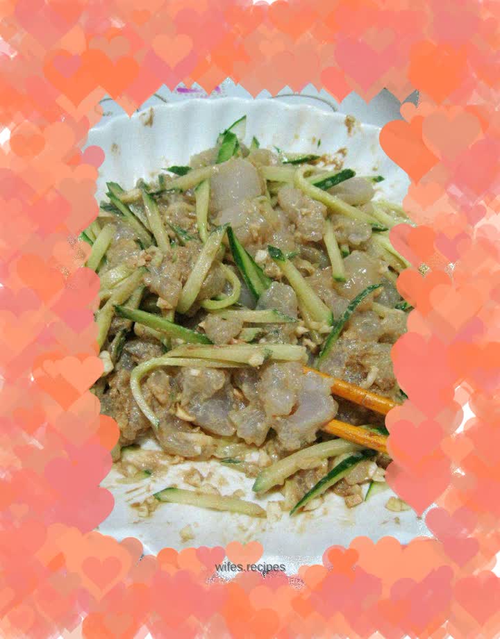 Homemade potato jelly