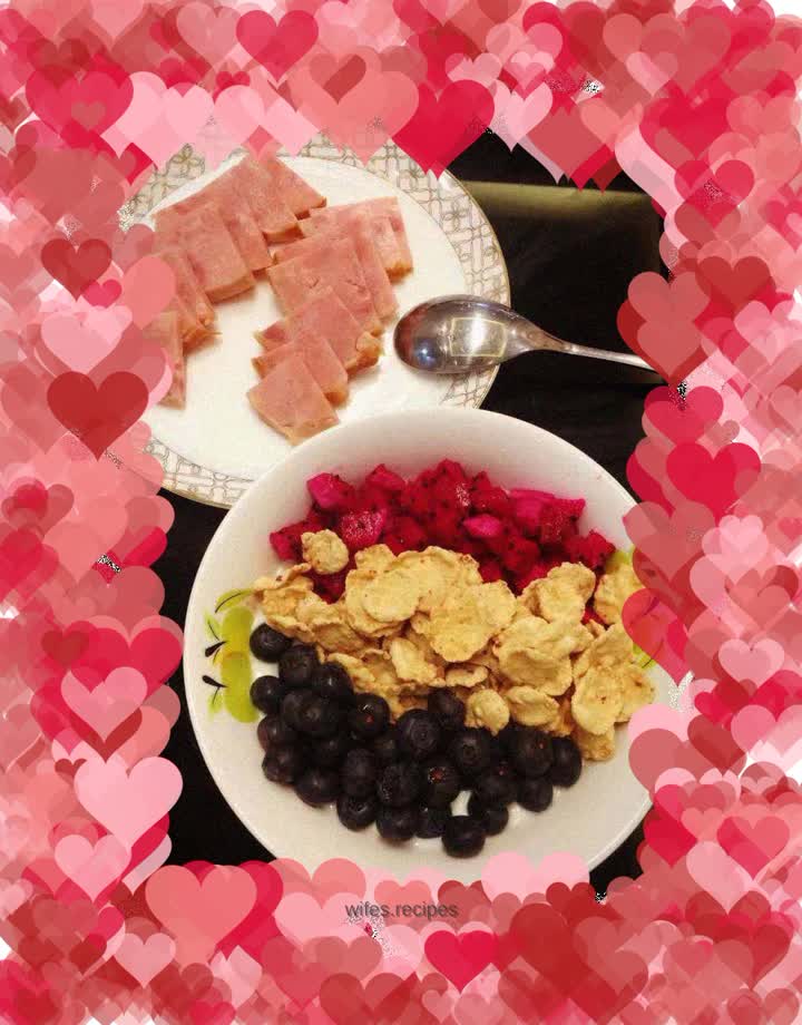 Weight loss meal fruit oatmeal