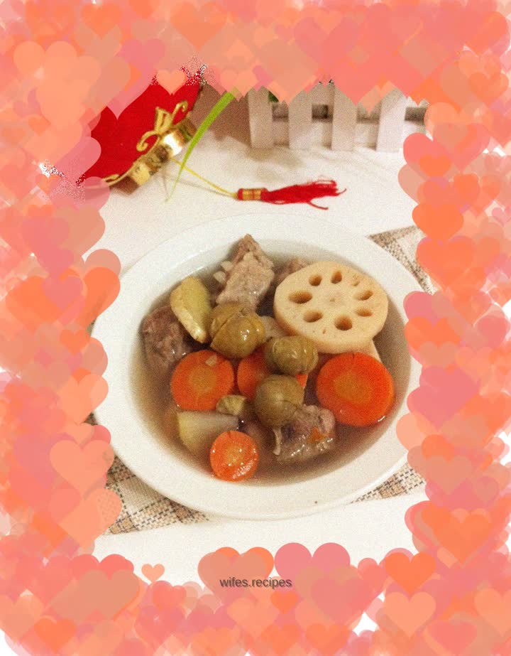 Lotus Root and Chestnut Braised Pork Ribs