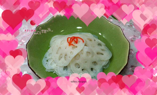Cold Sweet and Sour Lotus Root Slices