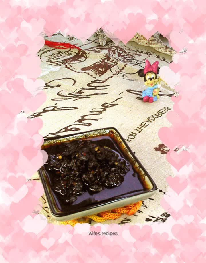 Spicy black bean sauce