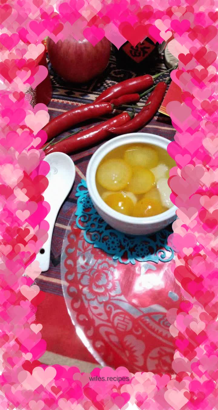 Water chestnut kumquat syrup