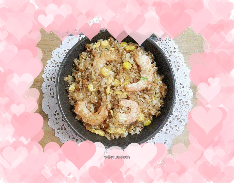Homemade Shrimp and Corn Fried Rice