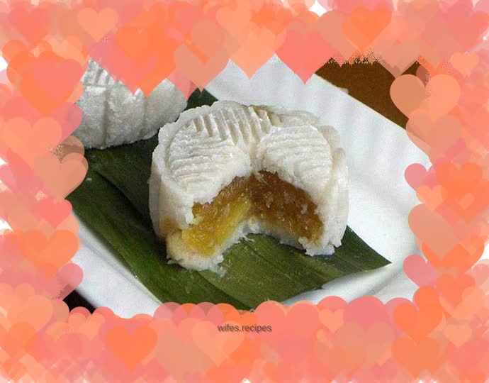 Yam, pineapple and snowskin mooncakes