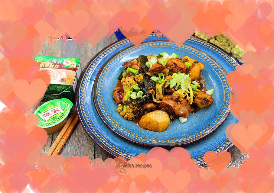 Chicken and vegetable stew in one pot