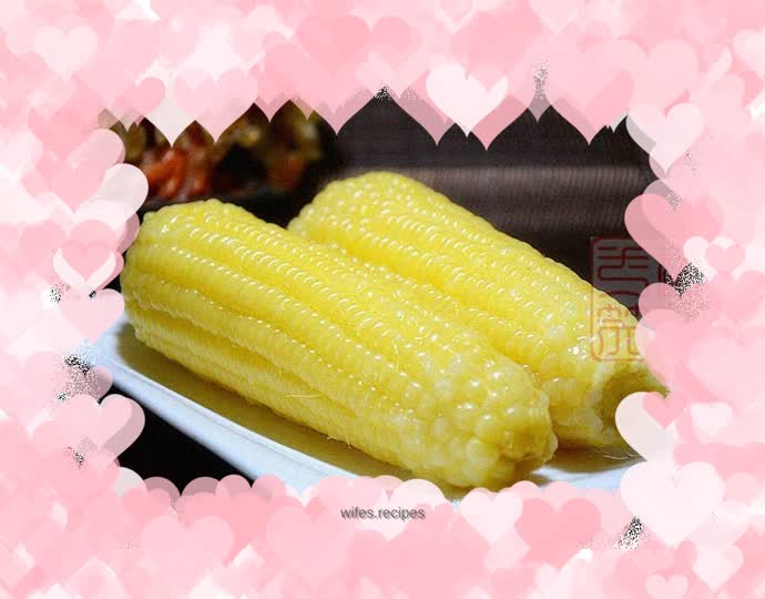Boiled sticky corn