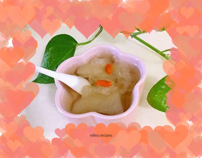 Tremella and pear water