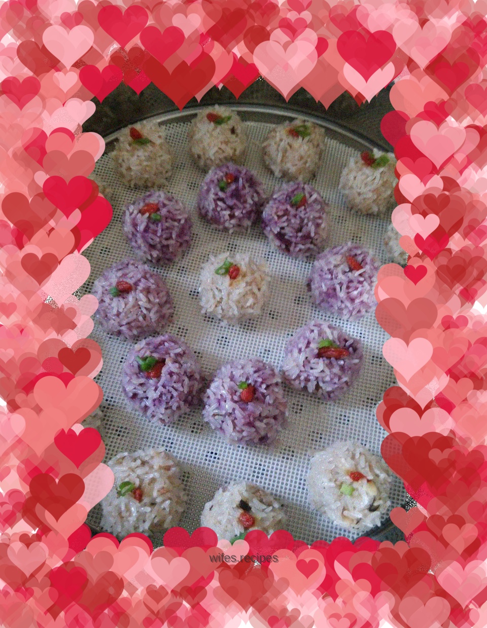 Taro and Purple Sweet Potato Balls