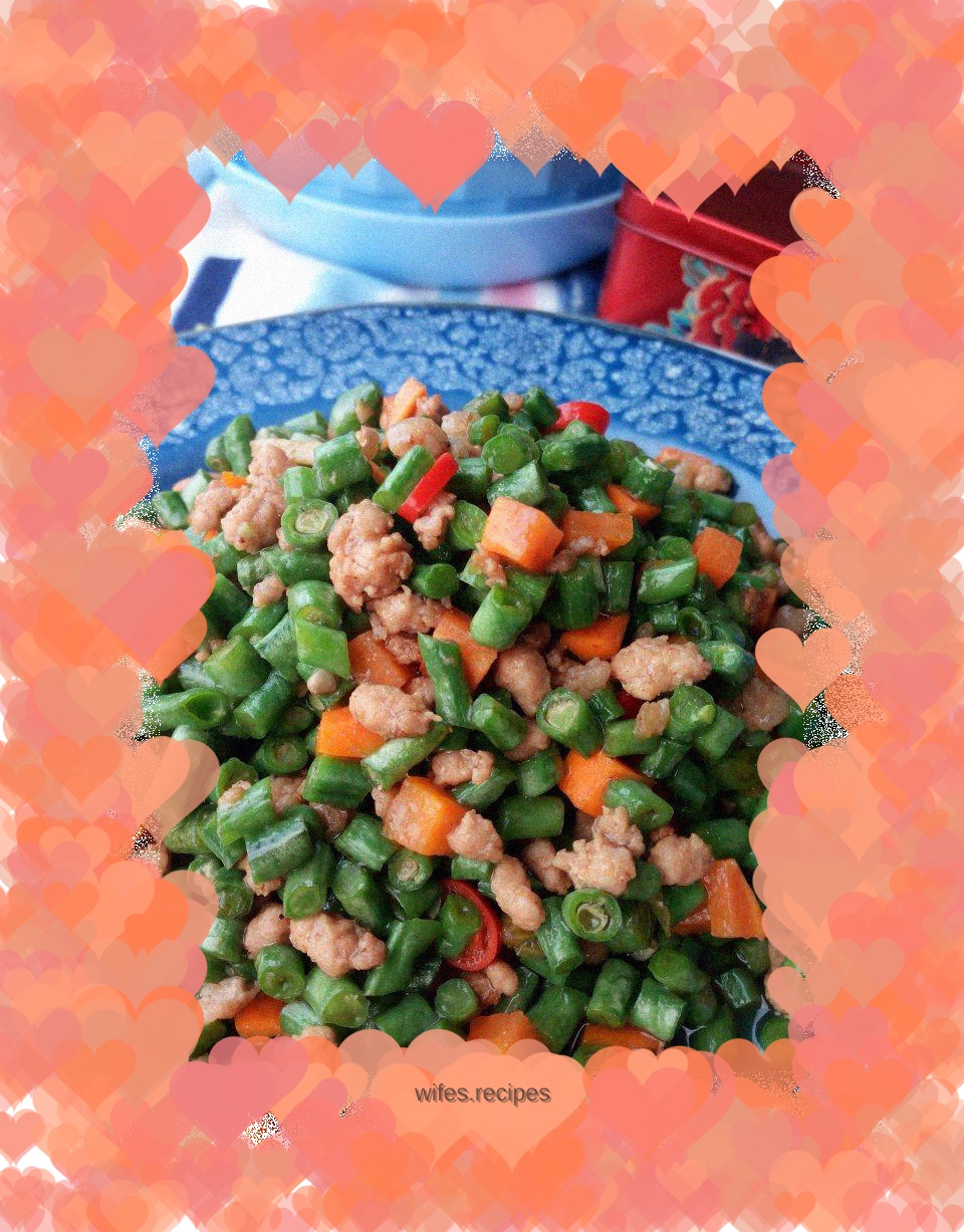 Minced Pork and Cowpea Rice