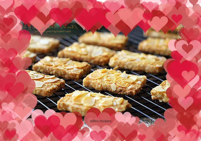 Healthy and delicious oatmeal almond shortbread