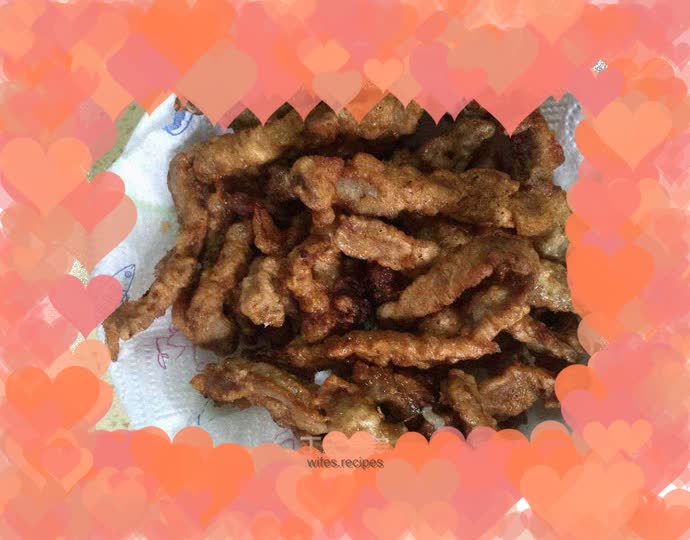 Soft fried tenderloin