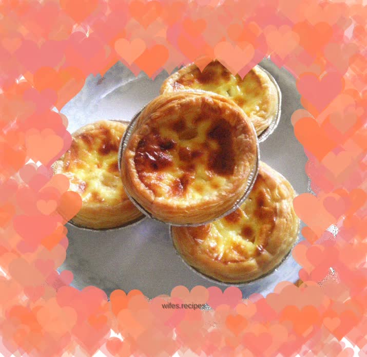Egg tart/yellow peach egg tart