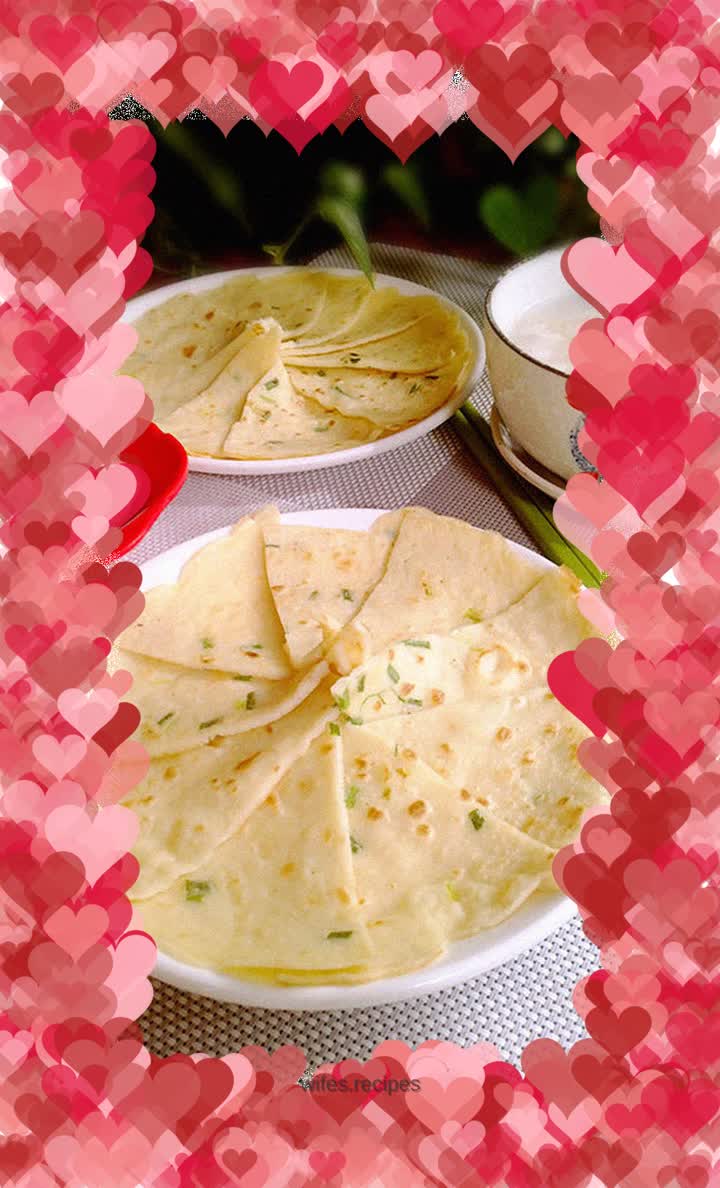 Egg, chive and oatmeal pancake