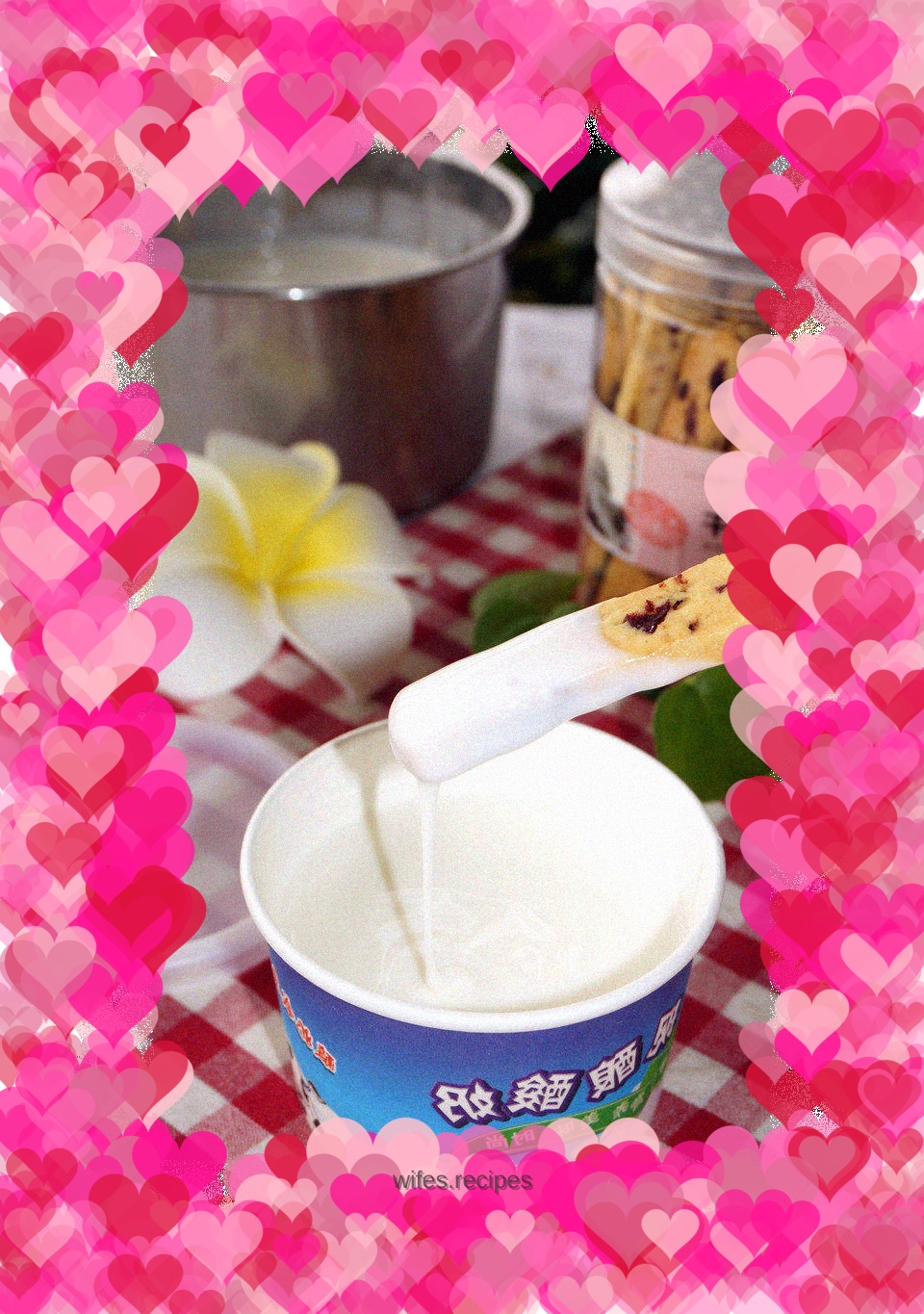 Freshly brewed yogurt