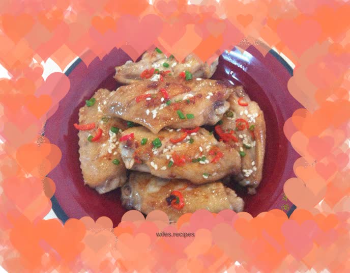 Dry roasted chicken wings